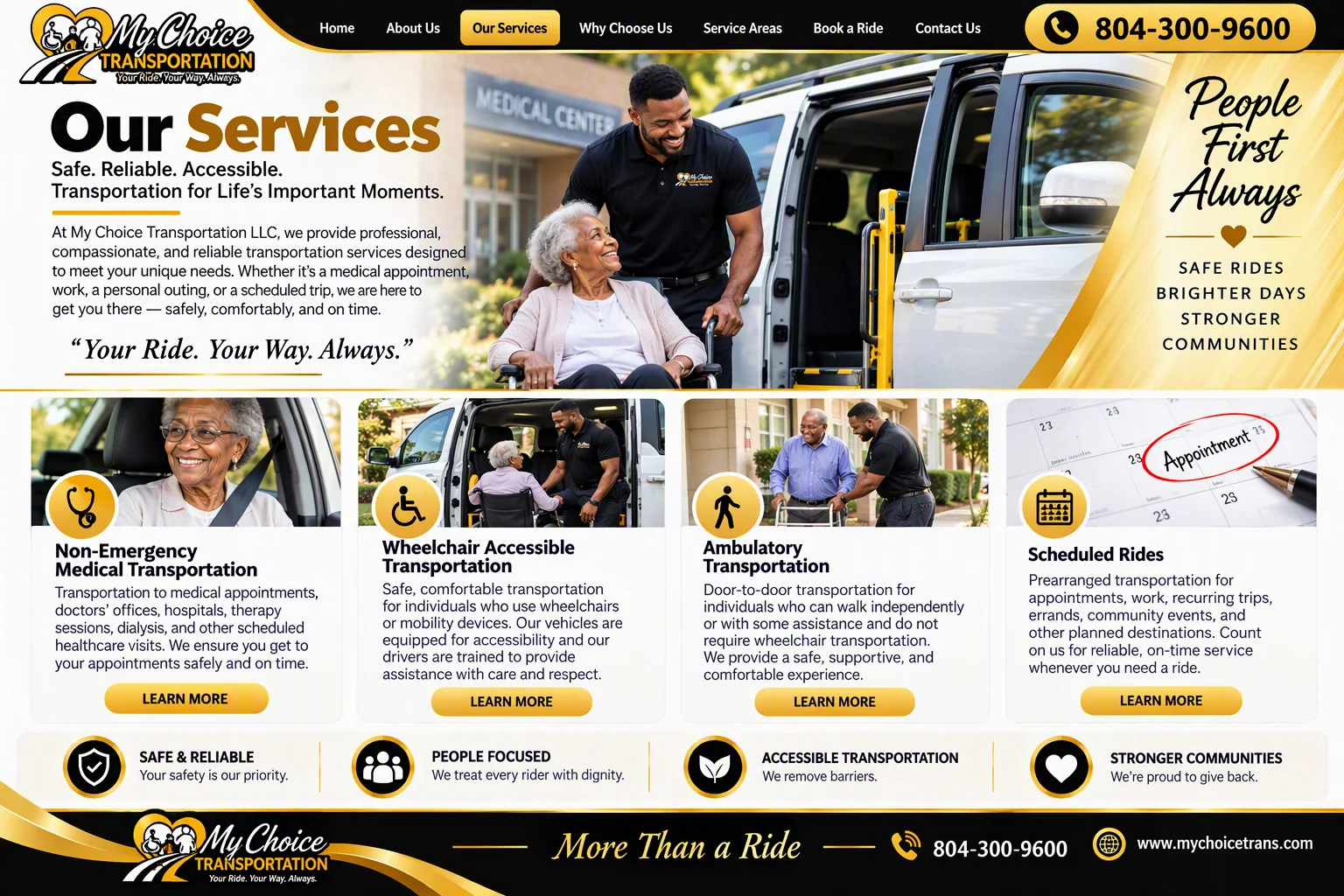 Our Services - My Choice Transportation LLC